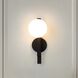 Julep LED 7.25 inch Matte Black Vanity Light Wall Light