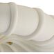 Camella 1 Light 18 inch Ivory and Antique Brass Flush Mount Ceiling Light, Small