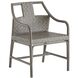 Newton Chartreaux Gray and Gray Outdoor Dining Chair