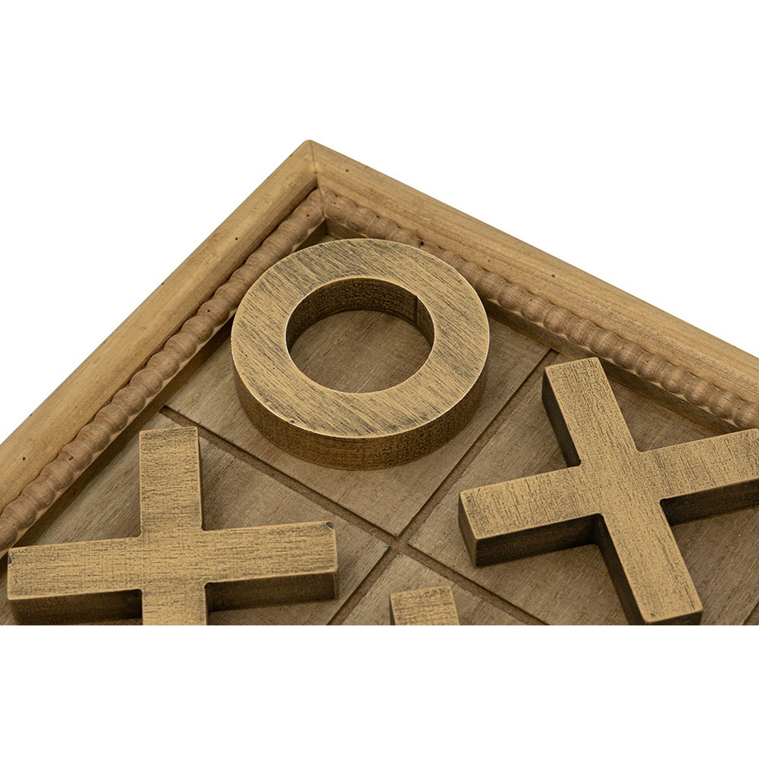 Anita Brown and Gold Tic-Tac-Toe Set