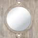 Nollen 34 X 34 inch Weathered Brown with Mirror Wall Mirror