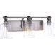 Romero 3 Light 24 inch Brushed Polished Nickel Vanity Light Wall Light