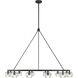 Aragon 12 Light 48 inch Matte Black Chandelier Ceiling Light