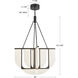 Anders 30 inch Vintage Brass Chandelier Ceiling Light