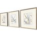 Crossing Paths Blue and Metallic and White Framed Art, The Studio