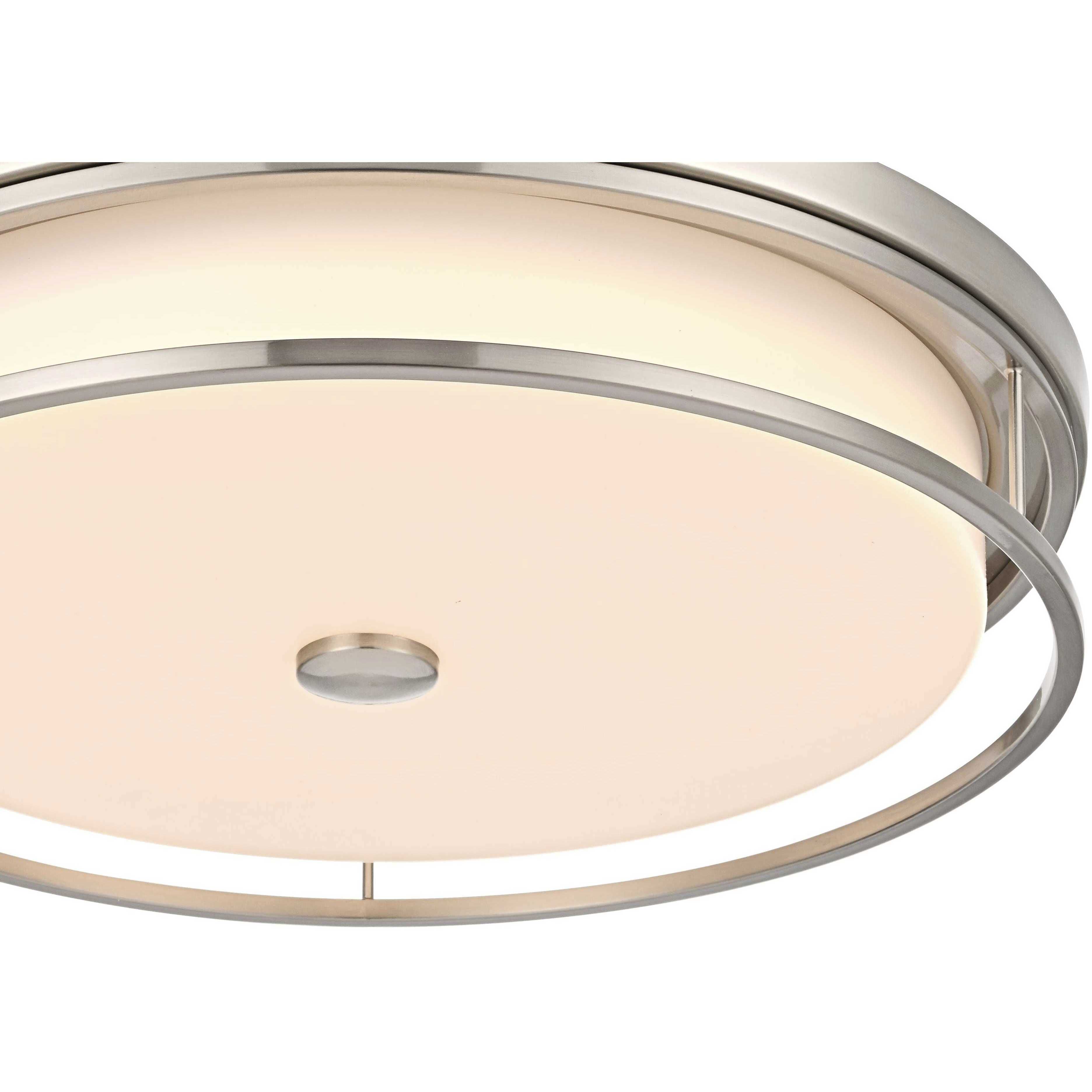 Kolson 20 inch Polished Nickel Flush Mount Ceiling Light