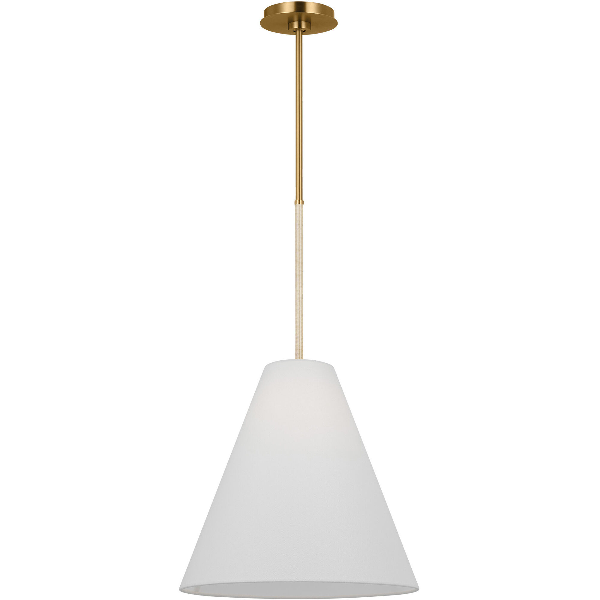 AERIN Remy Pendant Ceiling Light in Burnished Brass