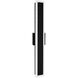 Malibu LED 32 inch Black Outdoor Wall Light
