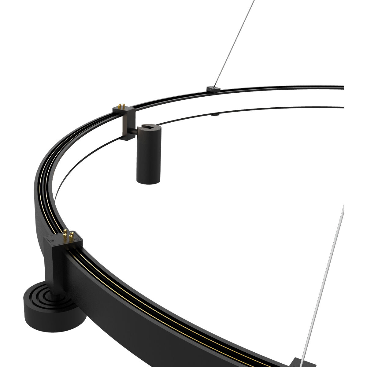 Mucci LED 60 inch Matte Black Pendant Ceiling Light