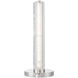 Crystallo LED 7.13 inch Polished Nickel Table Lamp Portable Light