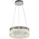Canada LED 16 inch Chrome Chandelier Ceiling Light