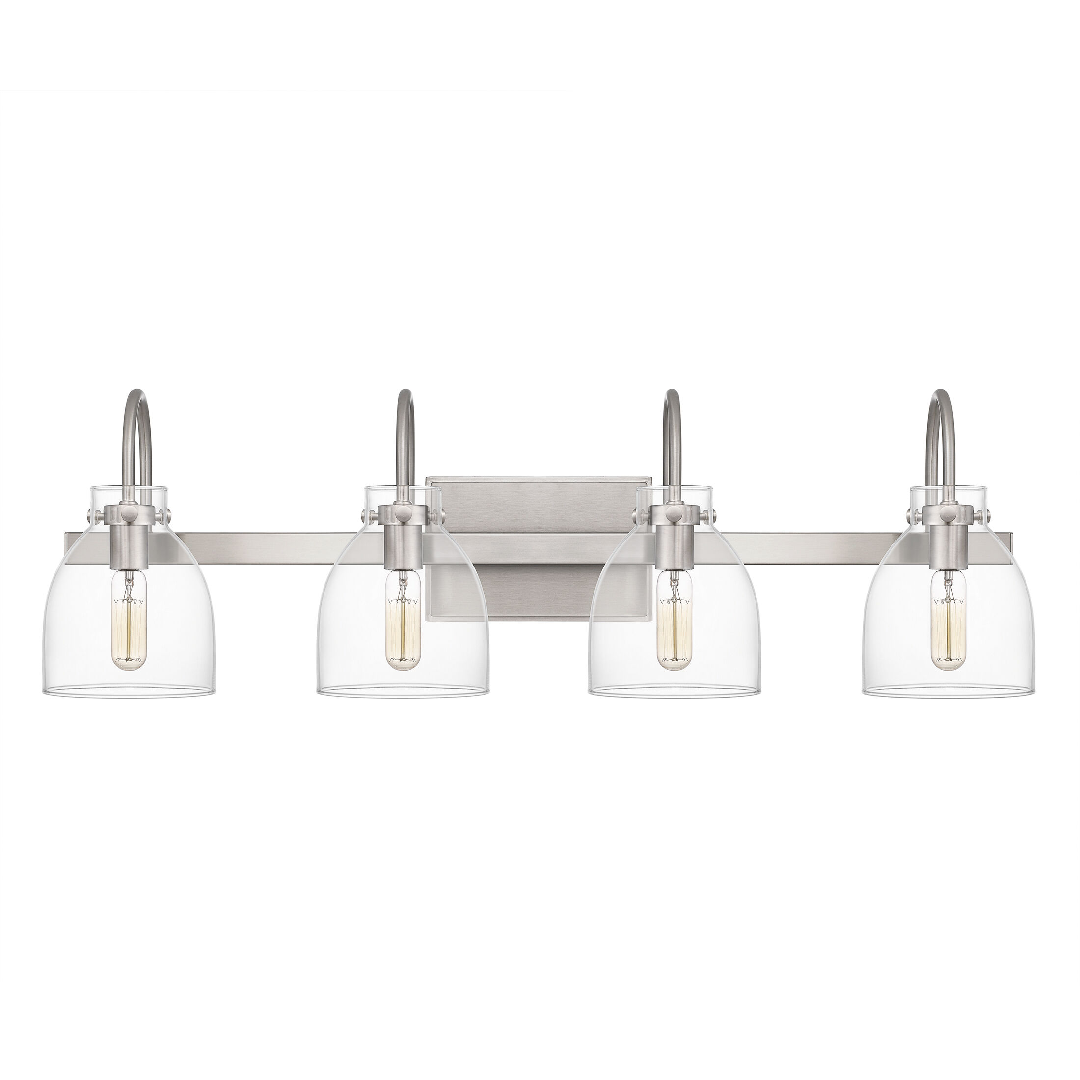 Atmore 4 Light 29 inch Brushed Nickel Bath Light Wall Light