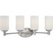 Pittman 4 Light 24 inch Brushed Nickel Vanity Light Wall Light