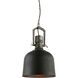 Hangar 31 1 Light 15.5 inch Soft Black Pendant Ceiling Light