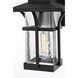 Woodstock 1 Light 11 inch Black Outdoor Wall Sconce