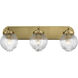 Kasbah 3 Light 25.5 inch Satin Brass Bath Vanity Wall Light