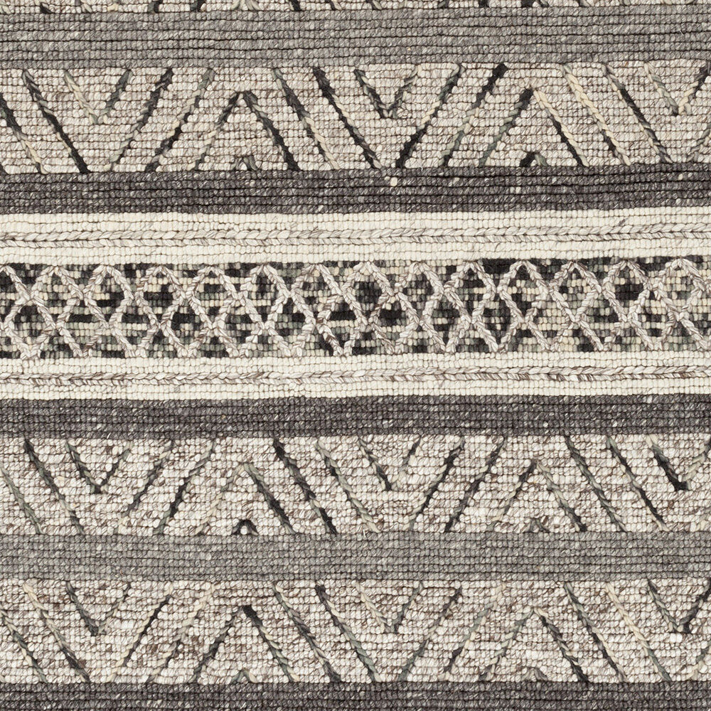 Nico 120 X 96 inch Charcoal Rug in 8 x 10, Rectangle