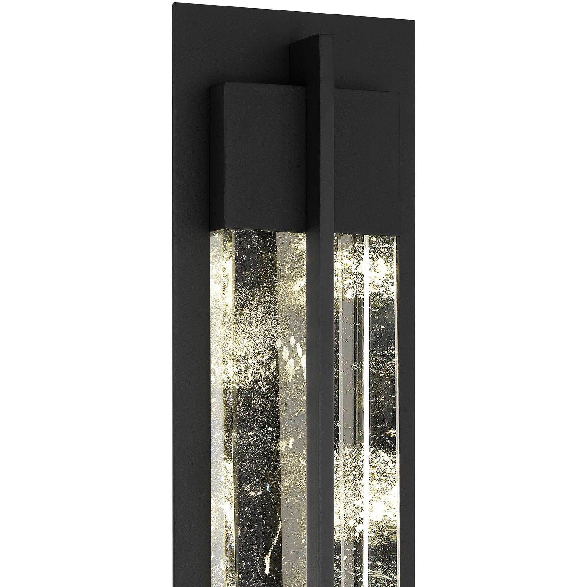 Rivera LED 32 inch Sand Black Outdoor Wall Sconce
