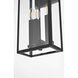Kaysen 3 Light 18 inch Black Outdoor Wall Sconce