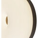 Jada 5 inch Black ADA Wall Sconce Wall Light in Black and Opal Glass