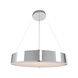 Halo 35 inch Chrome Pendant Ceiling Light