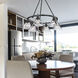 Yep Orwell 6 Light 29 inch Matte Black Chandelier Ceiling Light in Clear Glass
