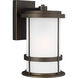 Wilburn 1 Light 13.5 inch Antique Bronze Outdoor Wall Lantern, Medium