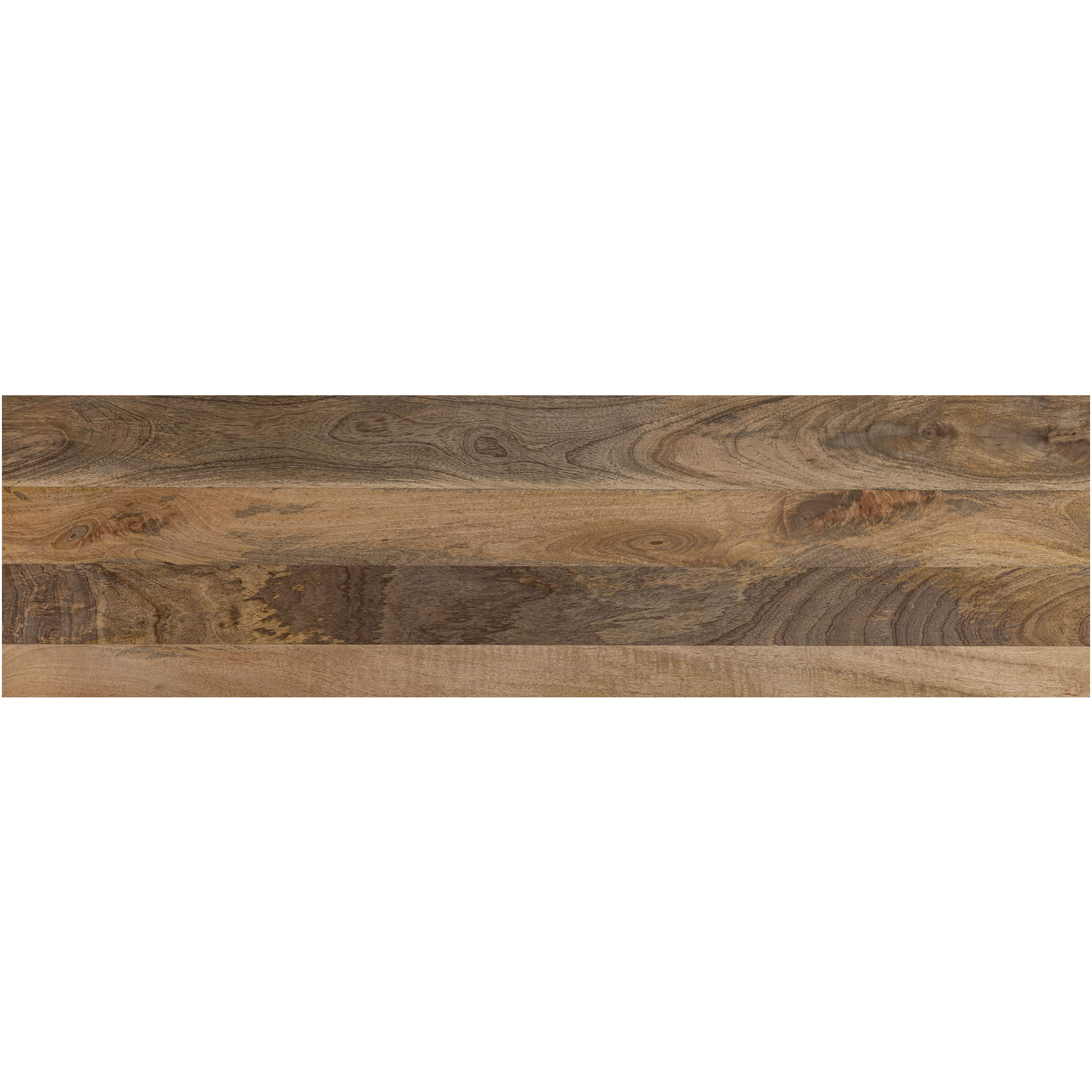 Deven 60 X 15.5 inch Natural Wood and Black Console Table