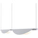 Tela LED 78.75 inch Dove Gray Pendant Ceiling Light
