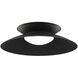 Miso LED 22 inch Black Flush Mount Ceiling Light in 4000K, dweLED