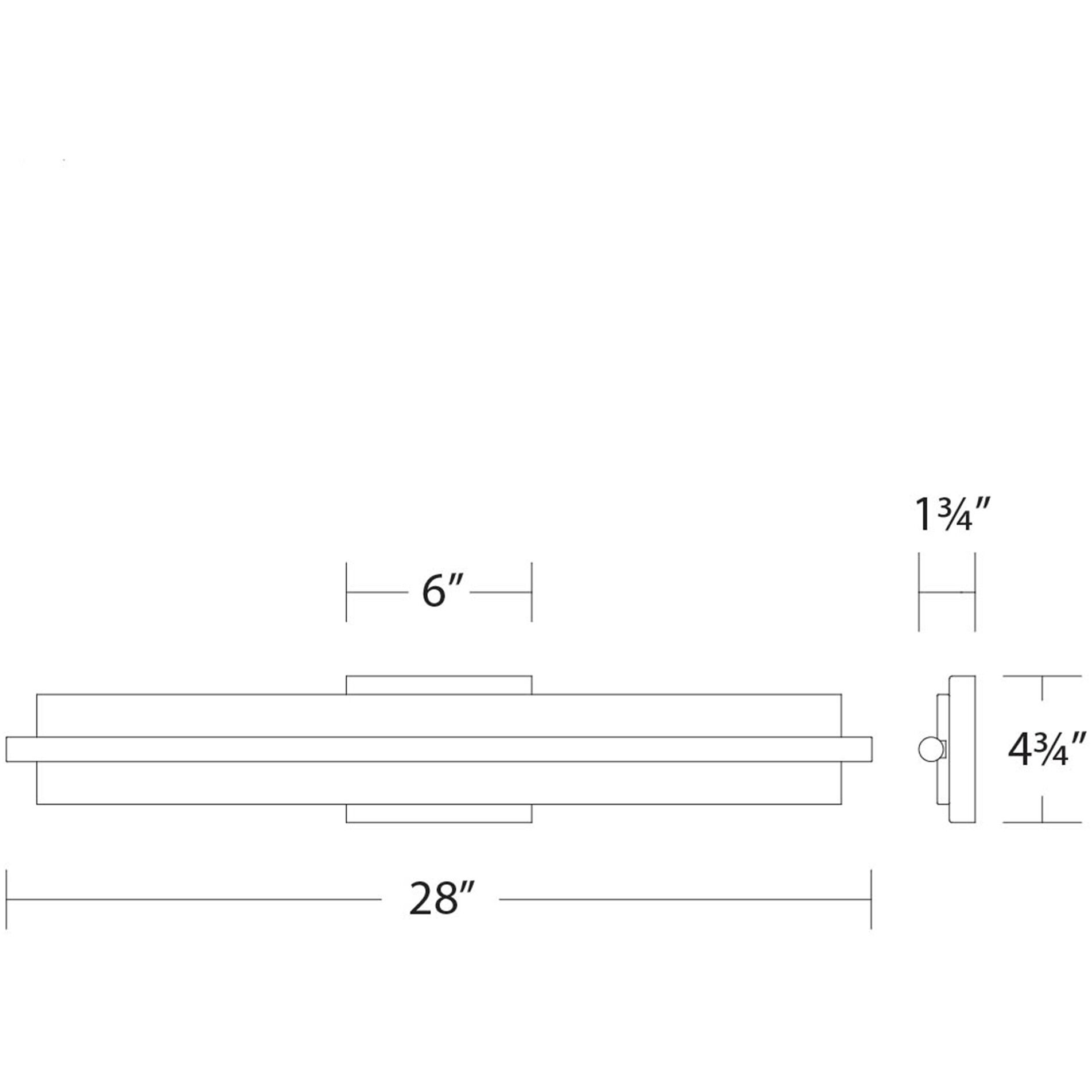 Razor Indoor Wall Lighting in Brushed Nickel, WAC Limited