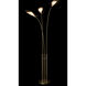 Aerial 79.4 inch 60.00 watt Modern Brass Torchiere Portable Light