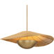 Nestor 3 Light 36 inch Legacy Brass Pendant Ceiling Light