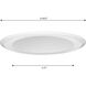 Recessed Lighting Satin White Recessed Deep Cone Reflector Trim in Matte White, for 5in Housing P851-ICAT, Progress LED
