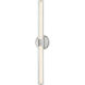 Georgette LED 32.25 inch Polished Nickel Vanity Light Wall Light