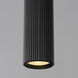 Reeds LED 2.25 inch Black Single Pendant Ceiling Light