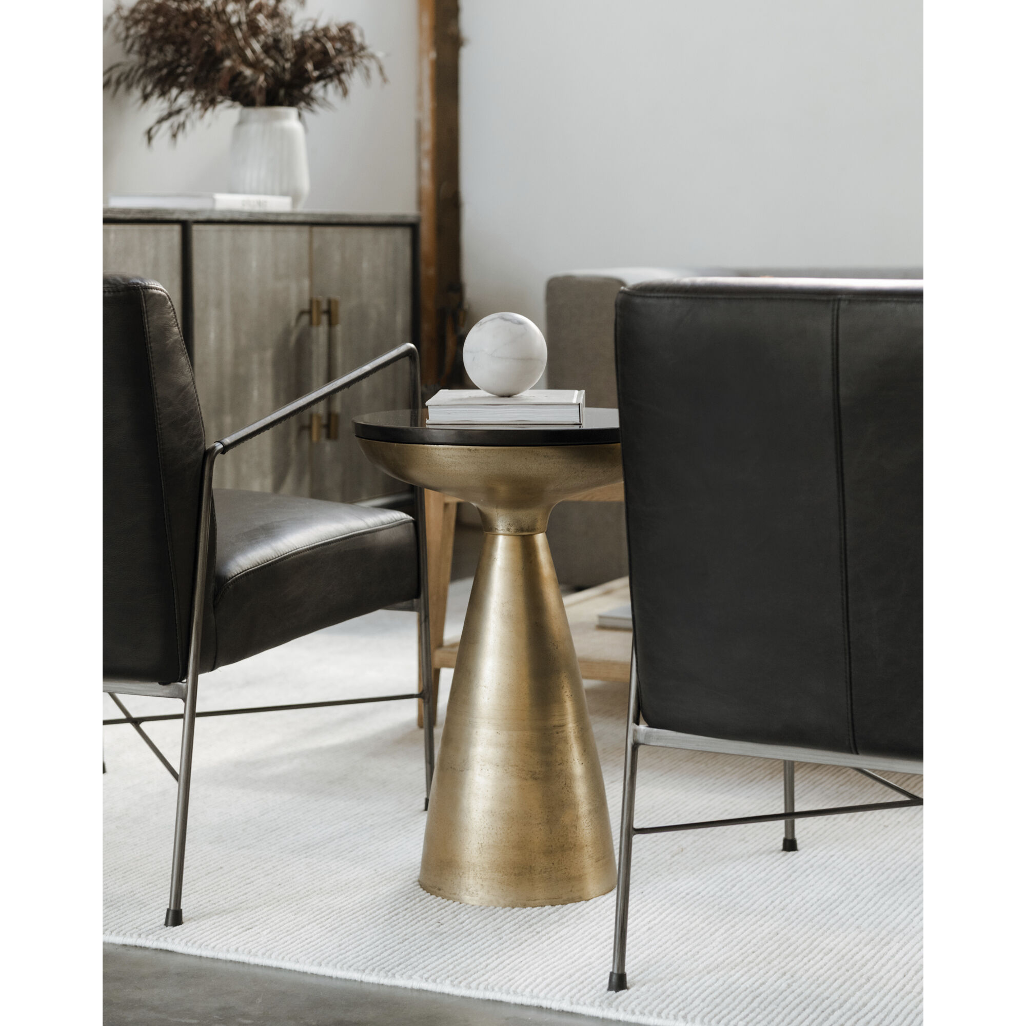 Font 22 X 16 inch Yellow Side Table