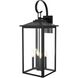 Carisle 4 Light 31 inch Black Outdoor Wall Sconce