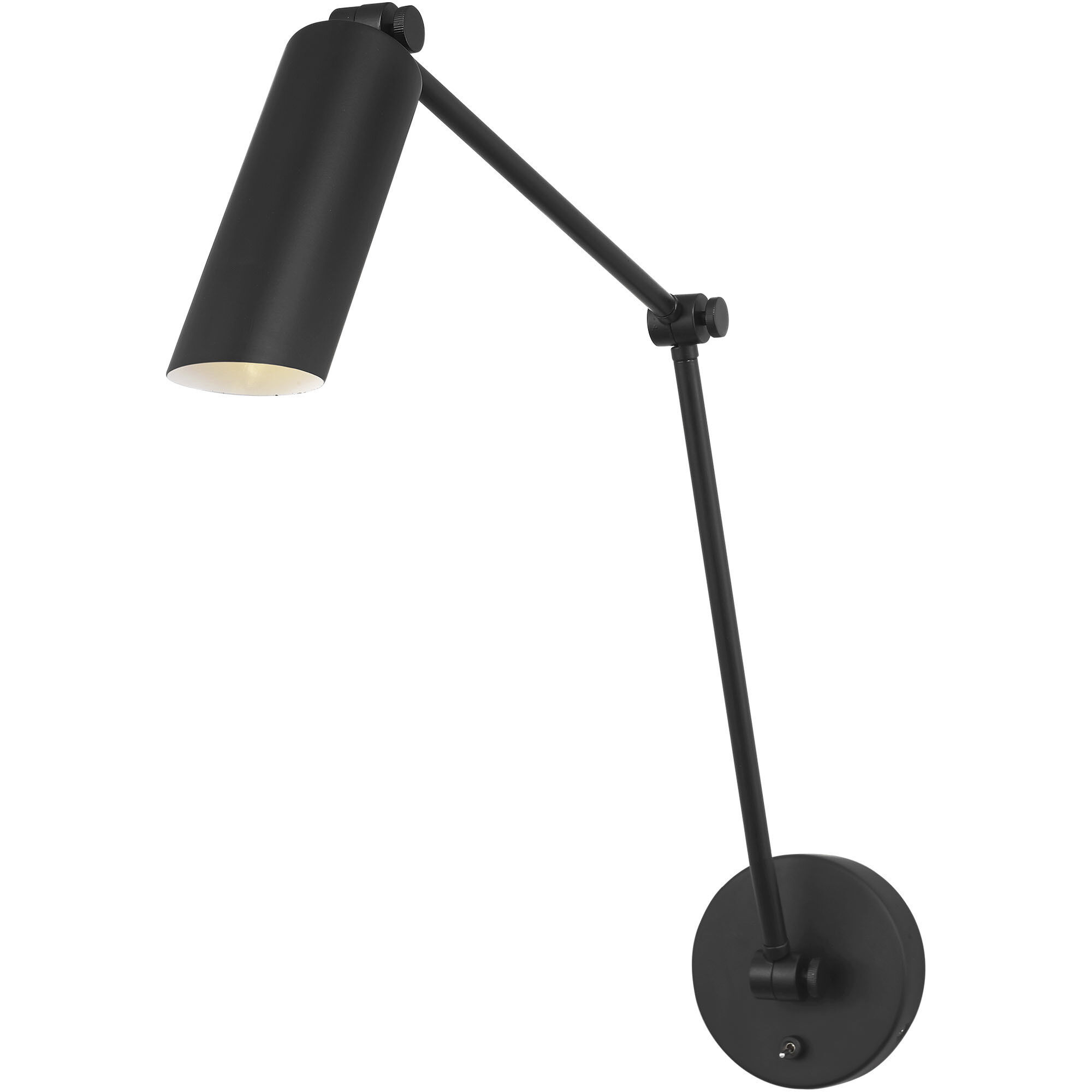 Drew & Jonathan Frasar 1 Light 4.75 inch Midnight Black Two Arm Sconce Wall Light, Large