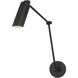 Drew & Jonathan Frasar 1 Light 4.75 inch Midnight Black Two Arm Sconce Wall Light, Large