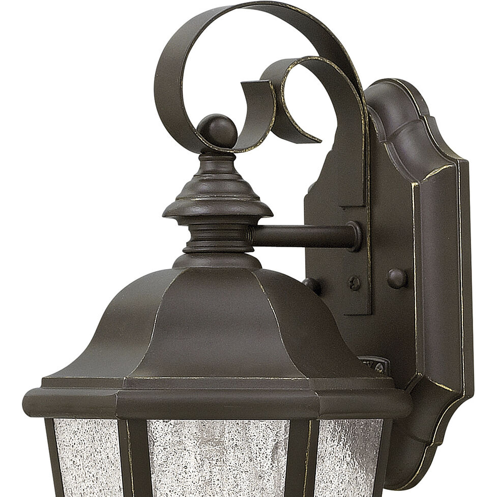 Estate Series Edgewater Outdoor Wall Mount Lantern in Oil Rubbed Bronze, Medium