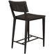 Calbas 38 inch Java Black and Mocha Outdoor Counter Stool