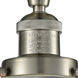 Franklin Restoration Stanton 1 Light 6 inch Brushed Satin Nickel Semi-Flush Mount Ceiling Light, Franklin Restoration
