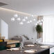 Champagne Bubbles LED 17 inch Polished Chrome Pendant Ceiling Light