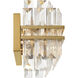 Hayes Bath Vanity Light Wall Light in Aged Brass