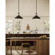 Palmetto Pendant Ceiling Light in Urban Bronze