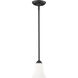Ridgedale 1 Light 6 inch Black Mini Pendant Ceiling Light