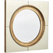 Bella Vista 20 X 20 inch Antique Mirror and Antique Gold Mirror