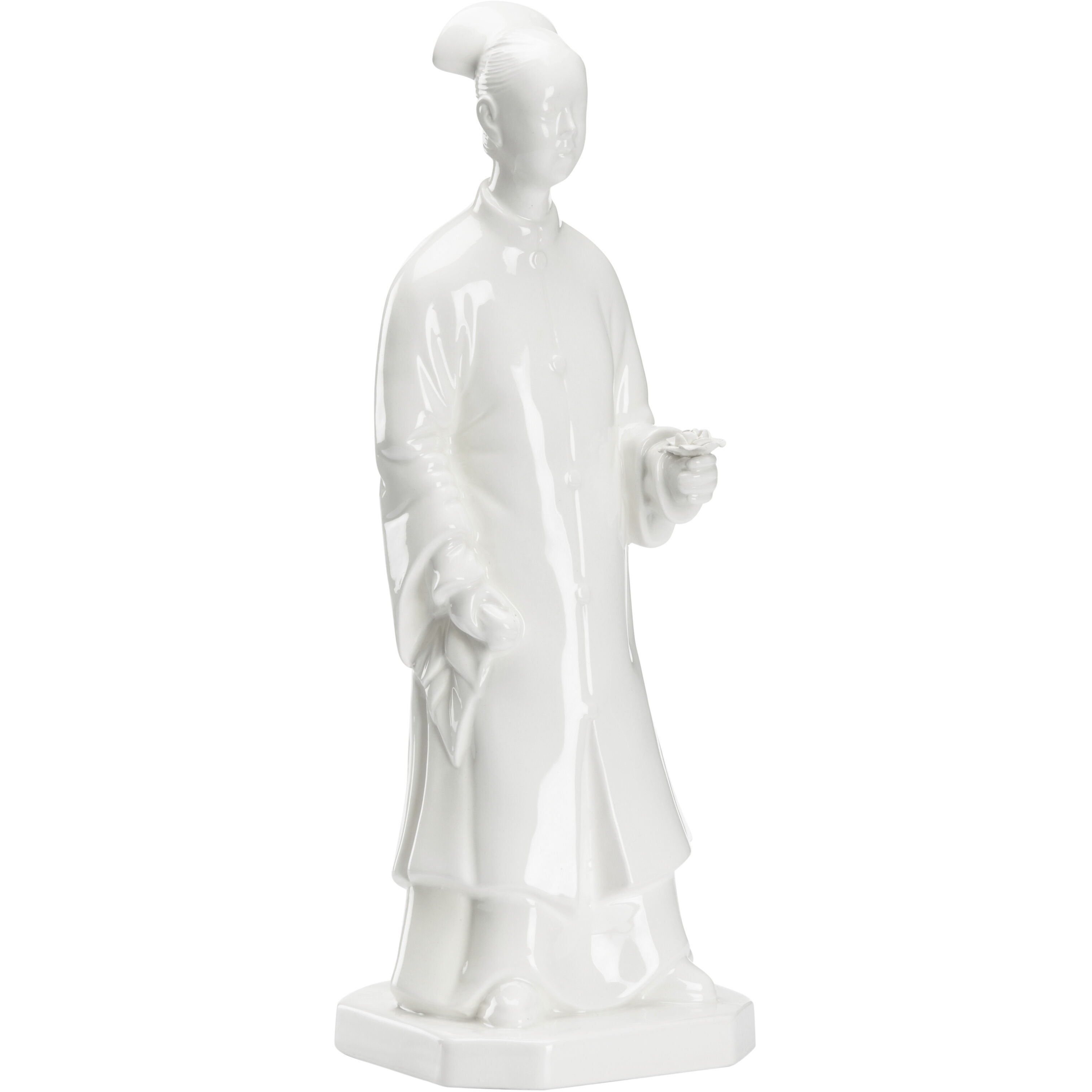 Chinese Woman White/Cream Figurine