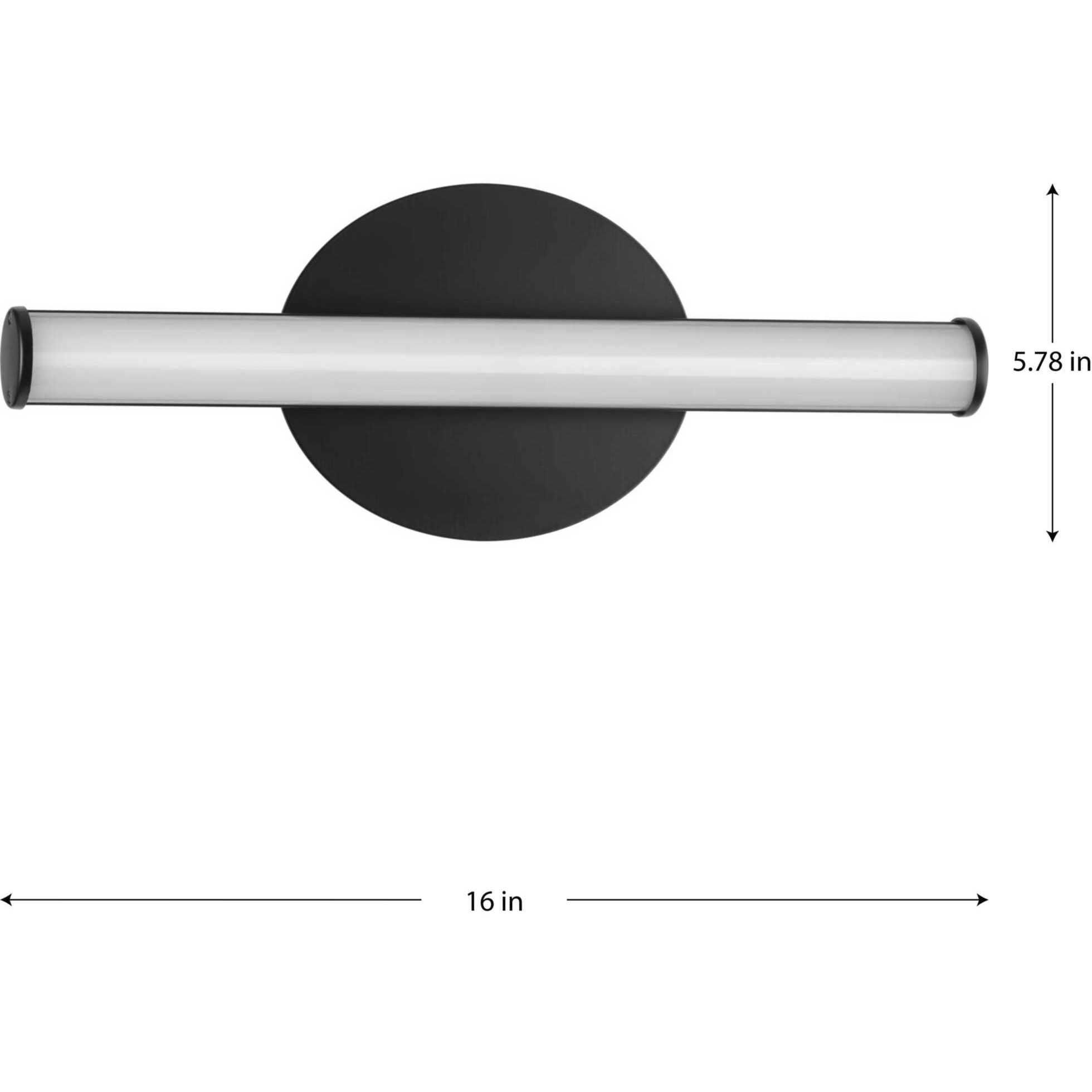 Phase 3 LED LED 16 inch Matte Black Vanity Light Wall Light